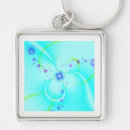 Search for pretty flowers key rings Modern