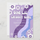 Search for purple 1st birthday invitations Rainbow