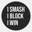 Search for enthusiast stickers Badminton players