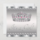 Search for tiara baby shower invitations Princess