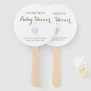 Search for baby shower hand fans Boy