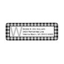 Search for plaid wedding return address labels Engagement