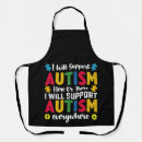 Search for autism supporter aprons Month