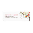 Search for love bird return address labels Cute