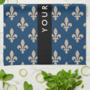 Search for royal blue tea towels Fleur de lys