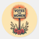 Search for votes for women stickers Political