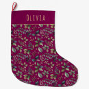 Search for burgundy christmas stockings Rustic