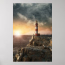 Search for red and white lighthouse posters Seascape