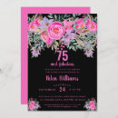 Search for 75 and fabulous invitations Floral