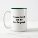 Search for spreadsheets mugs Spreadsheet lover