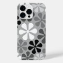 Search for black and white flowers iphone cases Retro