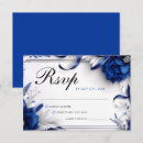 Search for silver rsvp cards Blue and silver