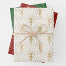 Search for red green gold wrapping paper Pattern