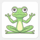 Search for green cartoon stickers Frog