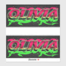 Search for olivia name stickers Birthday