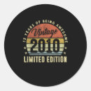 Search for vintage year stickers Happy birthday