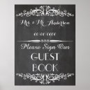 Search for wedding guest books Chalkboard