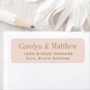 Search for blush pink and gold return address labels Elegant