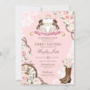 Search for cowgirl sweet 16 invitations Cowboy