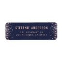 Search for faux rose gold return address labels Elegant