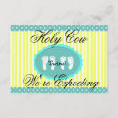 Search for twins pregnancy announcement cards Blue