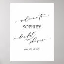 Search for elegant bridal shower posters Calligraphy