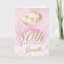 Search for 80th birthday cards Glitter