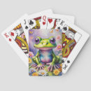 Search for frog cartoon playing cards Animal
