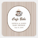 Search for cute coffee cup stickers Brown