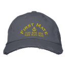 Search for first mate embroidered hats For her