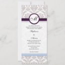 Search for damask monogram invitations Initial