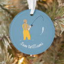 Search for fly fishing christmas tree decorations Fisherman