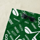 Search for golfer beach towels Pattern