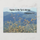 Search for rejoice postcards Scripture