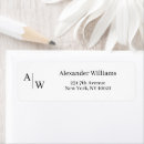Search for two return address labels Minimalist