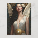 Search for black and white angel postcards Ai generated