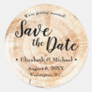 Search for rustic save the date stickers Wood