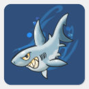 Search for cartoon shark stickers Great white shark