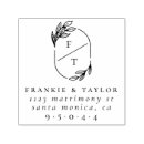 Search for couple address rubber stamps Wreath