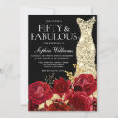 Search for red black gold invitations Flowers