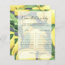 Search for lemon baby shower games Citrus