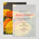 Search for yellow chrysanthemums invitations Autumn