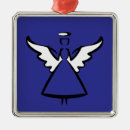 Search for black angel christmas tree decorations Wings