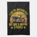 Search for motorcycle tea towels Dog