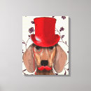 Search for dachshund canvas prints Flowers