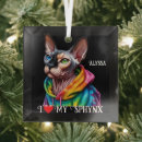 Search for eye glasses christmas tree decorations Cat