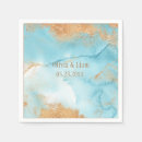 Search for turquoise gold napkins Typography
