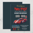 Search for red car birthday invitations 2nd birthday party