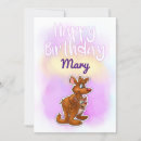 Search for kangaroo birthday cards Colourful