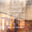 Search for modern window decals Restaurant cafe opening